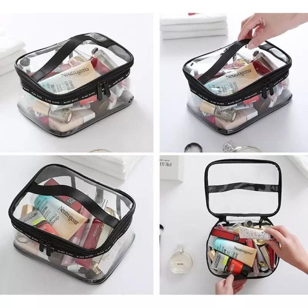 Clear Travel Makeup Bag – Waterproof, Portable, And Stylish Organizer