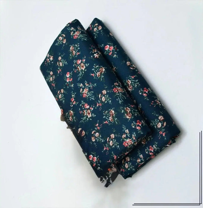 2 Pcs Women's Unstitched Printed Suit