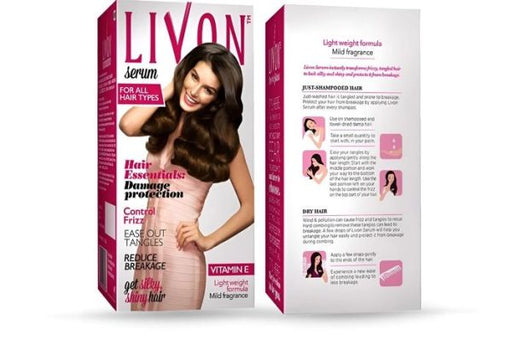 Livon Hair Serum Damage Protection Vitamin E – 50 / 100 Ml
