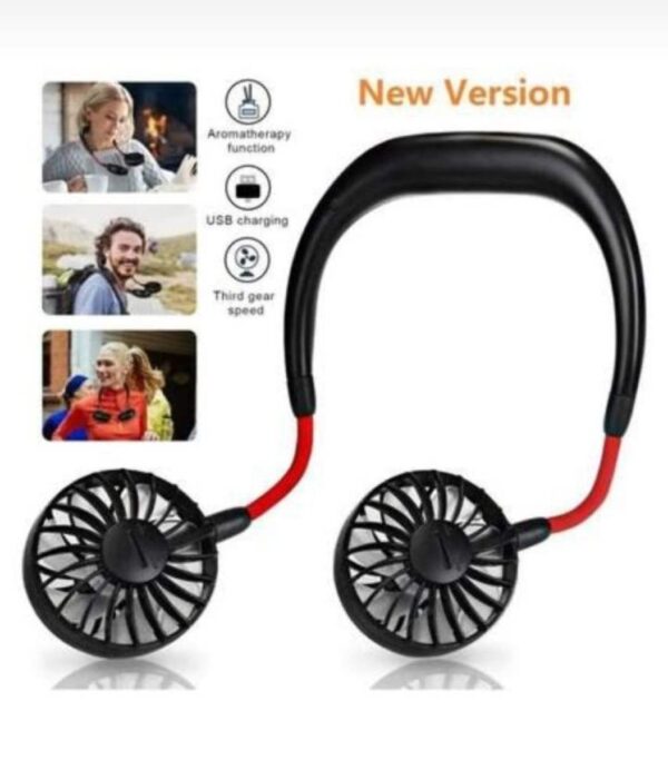 Neck Fan Adjustment Fan Hands-free Hanging Rechargeable
