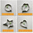 4 Pcs Easy To Clean Silver Egg Mold - Versatile Kitchen Tool for Perfect Eggs
