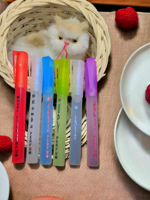 Long Lasting Fragrance Pocket Perfume- Pack Of 6