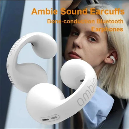 Arch Ambie Ear Cuffs | Bone Conduction Earbuds Ear Cuffs | Best Quality Earbuds Black/white (with Box)