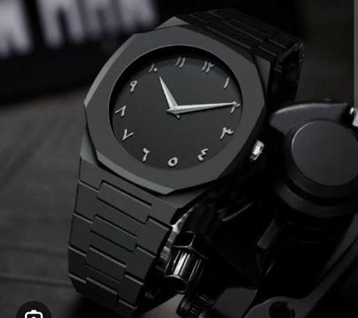 Full Black Aura Quartz Watch – Lightweight Design, , Premium Quality & Finish – Best Quality Analog Watch For Boys – Watch For Men | Full Black Color Watch