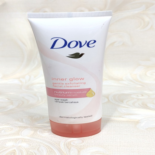 Dove Inner Glow Face Wash Gentle Exfoliating Facial Cleanser Beauty Serum (100g)