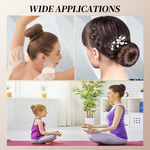 Hair Bun Maker French Twist Hair Fold Wrap Snap For Hair Easy Bun Hair Tool Ballet Bun For Kids And Women(random Color)