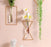 4pc Wall-mounted Glass Vase Home Decor Wall Decoration Iron Hanging Flower Vases Hydroponic Plants Container