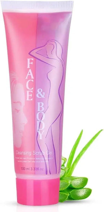 Exfoliating Face & Body Scrubbing Gel - 1 Pcs for Radiant Skin