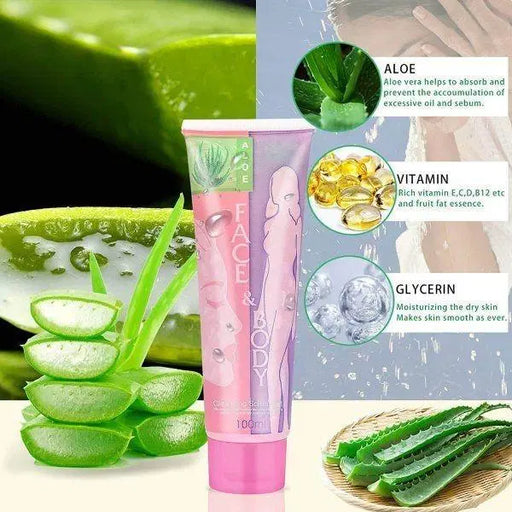 Exfoliating Face & Body Scrubbing Gel - 1 Pcs for Radiant Skin