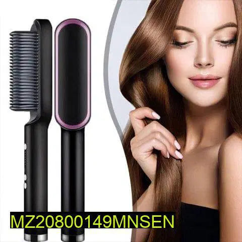 Heat Control Straightener Brush