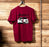 Men's Maroon Graphic Sublimation Jersey T-Shirt - 1 Pc