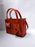 Women's PU Leather Beaded Hand Bag Set
