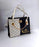 Stylish Women's Black PU Leather Textured Hand Bag - 1 Pc