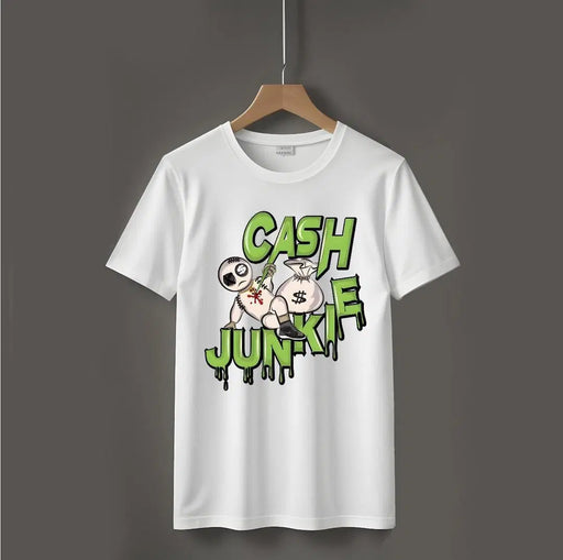 Stylish Men's Jersey T-Shirt with Graphic Sublimation - 1 Pc in White