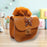 Chic Girl's Maroon Crossbody Bag - 1 Pc Mini Multipurpose Leather Accessory