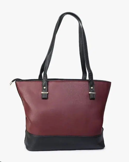 Women's PU Leather Textured Hand Bag Set