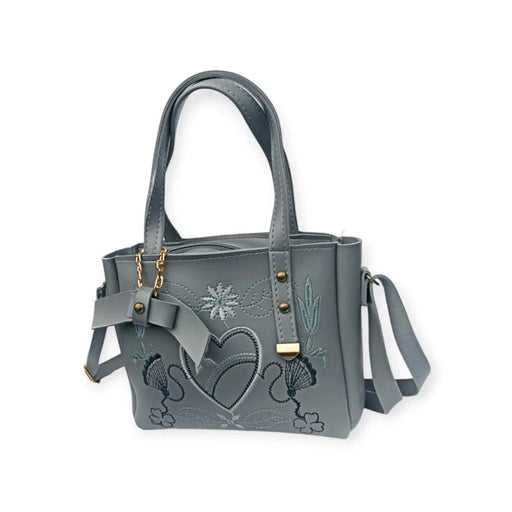 Women's Rexine Embroidered Hand Bag
