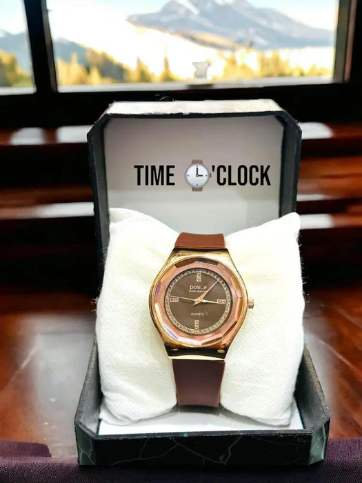 Men’s rubber strap watch