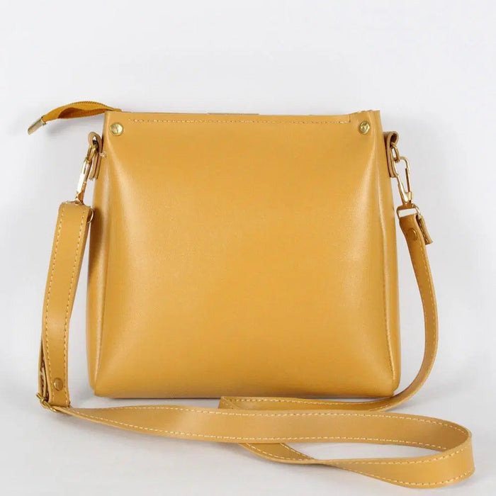 Girl's Rexine Plain Hand Bag