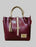 Women's PU Leather Plain Hand Bag Set
