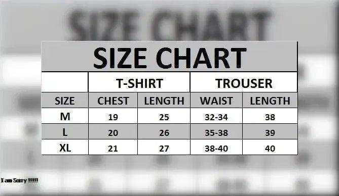 Comfortable 2 Pcs Cotton Printed Night Suit - Round Neck Jersey Fabric