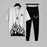 2 Pcs Men's Micro Plain Track Suit