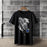 Men's Graphic Sublimation Jersey T-Shirt - 1 Pc Round Neck in Black