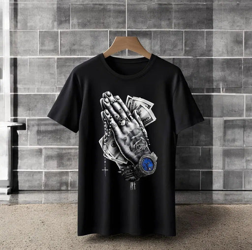 Men's Graphic Sublimation Jersey T-Shirt - 1 Pc Round Neck in Black