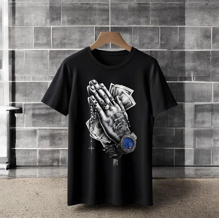 Men's Graphic Sublimation Jersey T-Shirt - 1 Pc Round Neck in Black