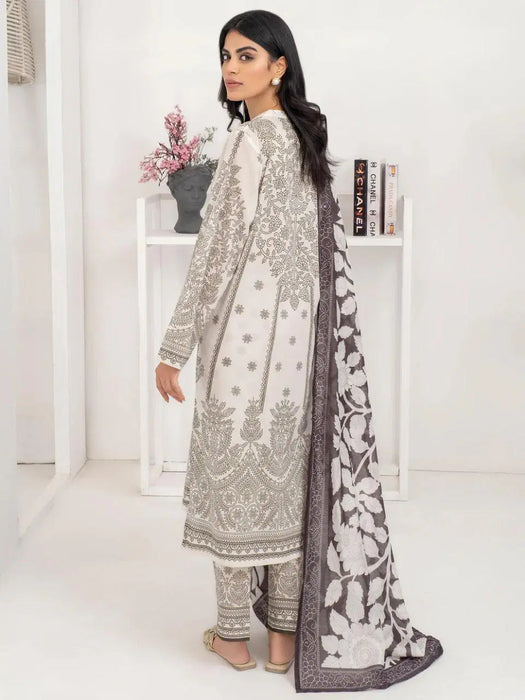 3 Pcs Women's Unstitched Printed Suit