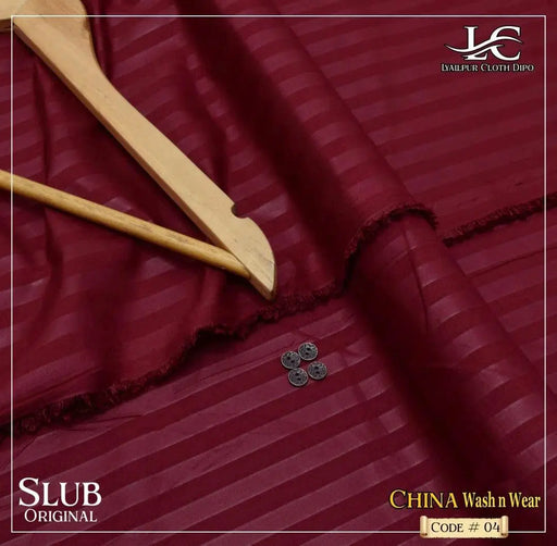 Men’s Unstitched Wash And Wear Textured Suit