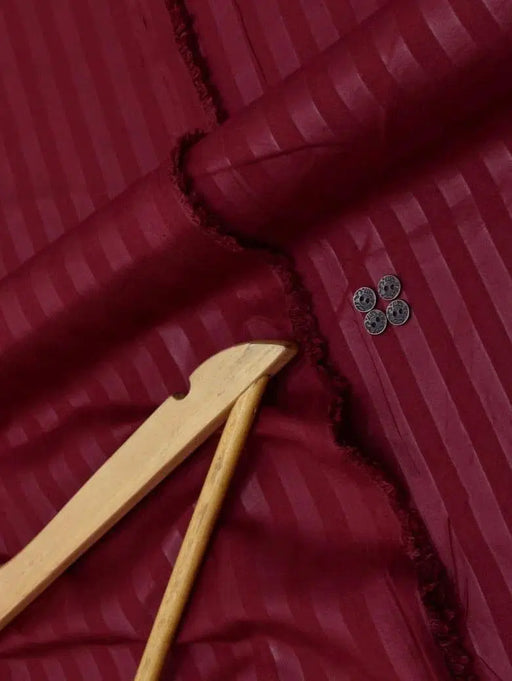 Men’s Unstitched Wash And Wear Textured Suit
