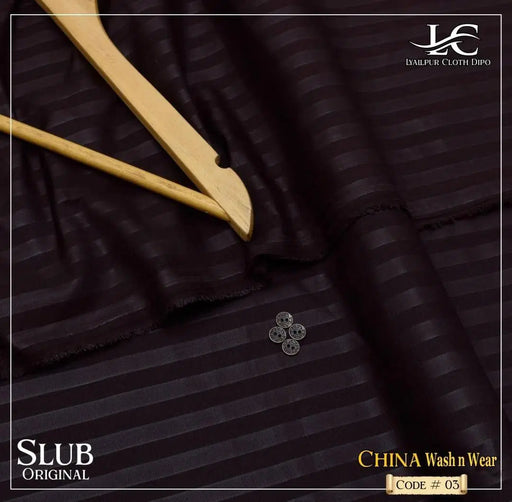 Men’s Unstitched Wash And Wear Textured Suit