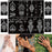 1 Pcs Mehndi Sticker - Easy Application Body Art