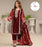 3 Pcs Women's Stitched Organza Suit with Embroidered Dupatta