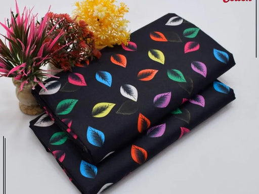 2 Pcs Women's Unstitched Printed Suit