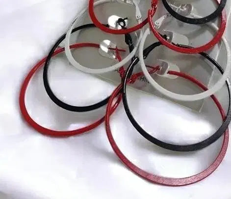 Trendy Plain Hoops, Pack Of 6