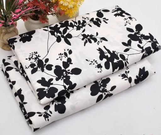 2 Pcs Women's Unstitched Printed Suit