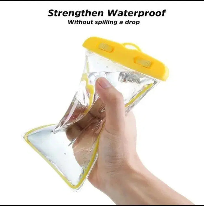 White Silicone Mobile Pouch - 1 Pcs