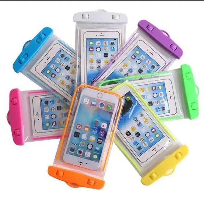 White Silicone Mobile Pouch - 1 Pcs