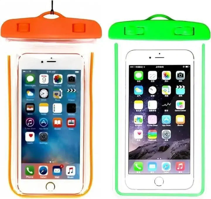 White Silicone Mobile Pouch - 1 Pcs