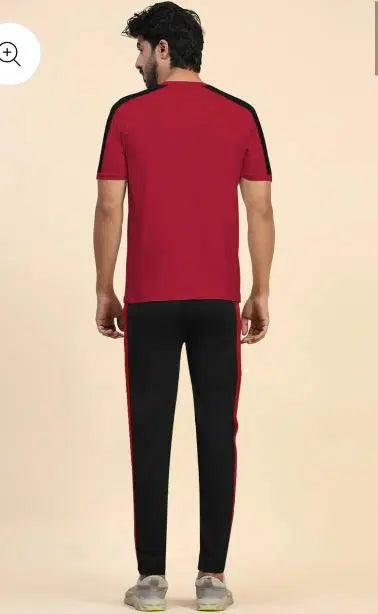 2 Pcs Men's Micro Interlock Texture Track Suit
