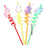 4 Pcs Reusable Unicorns Drinking Plastic Straws