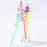 4 Pcs Reusable Unicorns Drinking Plastic Straws