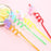 4 Pcs Reusable Unicorns Drinking Plastic Straws