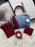 Women's Rexine Plain Hand Bag Set