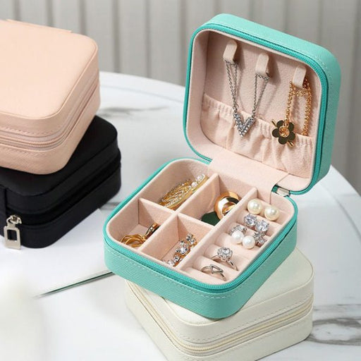 Jewelry Storage Box Leather Jewelry Stand