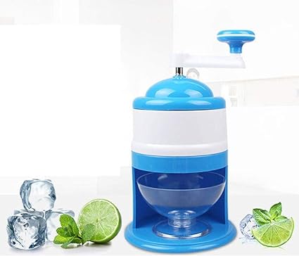 Manual Ice Crusher Hand Operated Ice Shaver Machine Candy Snow Cone Slush Maker