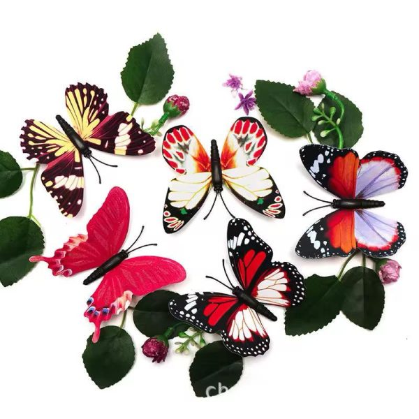 Pack Of 6 3d Simulation Butterfly Fridge Magnet Decoration Craft Buterfly Magnets