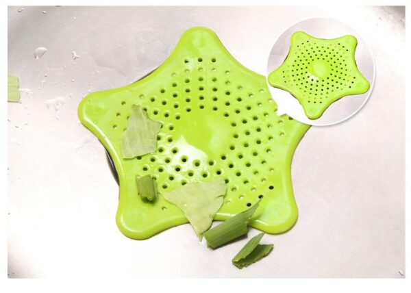 Silicone Rubber Star Fish Five-pointed Creative Star Sink Water Stopper Filter